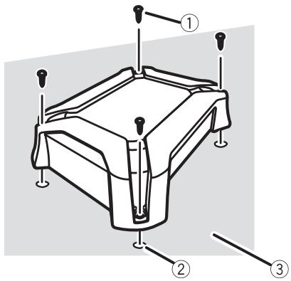 PIONEER GM-3500T - Bohren Sie an den markierten Stellen Löcher mit einem Durchmesser von 2,5 mm entweder durch den Teppich oder direkt durch die Karosserie. - 1