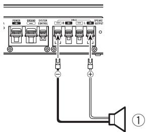 PIONEER GM-3500T - Collegamento degli altoparlanti - 2