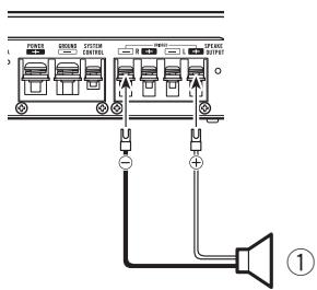 PIONEER GM-3500T - Anschließen der Lautsprecher - 2
