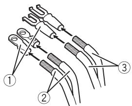 PIONEER GM-3500T - Attach lugs to wire ends. - 1