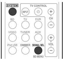 PIONEER HTP-700 - Choosing the input signal - 1