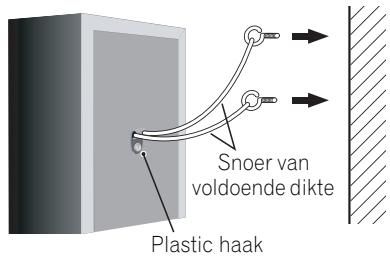 PIONEER HTP-700 - Bevestigen van voor- en surroundluidsprekers - 1