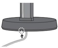PIONEER HTP-700 - Immobilisez l'enceinte et son montant avec 2 vis. - 2