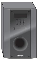 PIONEER HTP-700 - Receiver subwoofer (SX-SWR1) box - 1