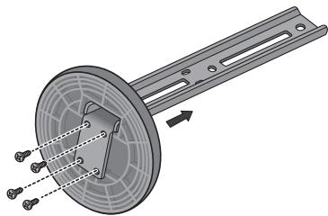 PIONEER HTP-700 - Attach the non-skid pads to the base of receiver subwoofer. - 2