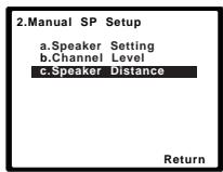 PIONEER HTP-700 - Distance des enceintes - 1