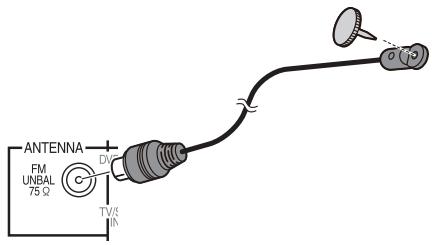 PIONEER HTP-FS500 - Branchement de l'antenne FM - 1