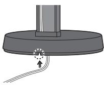 PIONEER HTP-FS500 - Immobilisez l'enceinte et son montant avec 2 vis. - 2