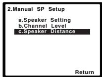PIONEER HTP-FS510 - Distance des enceintes - 1
