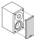 PIONEER X-HM10-S - De speakergrills zijn afneembaar (alleen X-HM20) - 1