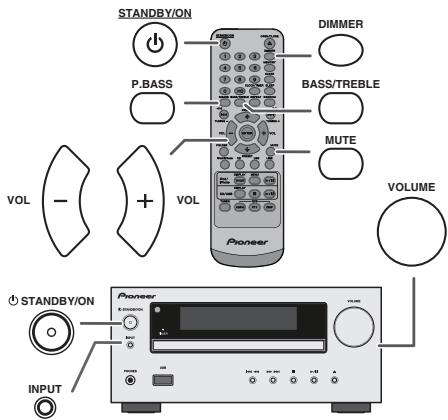 PIONEER X-HM10-S - Testen van de afstandsbediening - 2