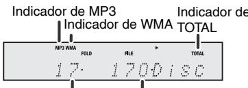 PIONEER X-HM10-S - Procedimiento para eschar el disco del MP3/WMA con el modo de carpeta activado - 1