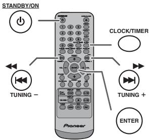 PIONEER X-HM10-S - Timer en inslaaptimer bediening (Alleen afstandsbediening) - 1