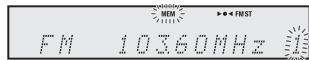 PIONEER X-HM10-S - Memorización de una emisora - 1