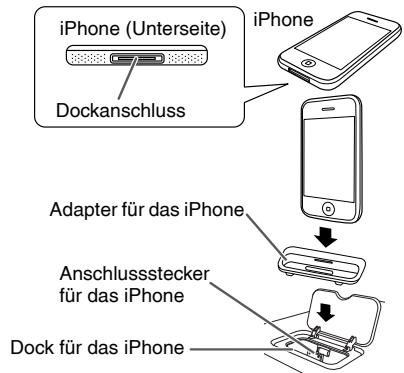 PIONEER X-HM10-S - Den iPod oder iPhone-Adapter einstecken (Andock-Station) - 2