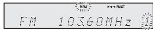 PIONEER X-HM10-S - ■ Memorizzazione di una stazione - 1