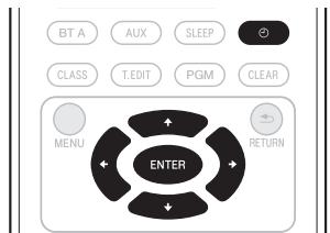 PIONEER XW-NAC3R-K - Setting the clock - 1