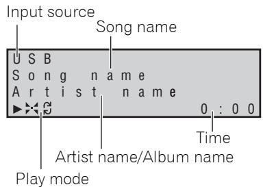 PIONEER XW-NAC3R-K - About the playback screen - 1