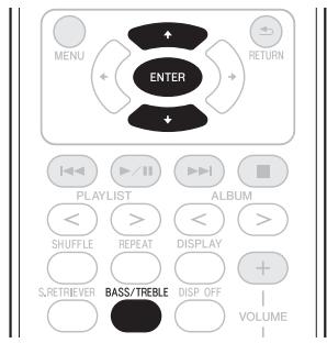 PIONEER XW-NAC3R-K - Ajuste de los graves y agudos - 1