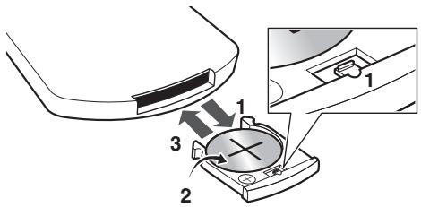 PIONEER XW-NAC3R-W - Remplacement de la pile - 1
