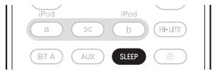 PIONEER XW-NAC3R-W - Using the sleep timer - 1