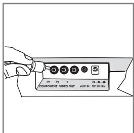 PIONEER XW-NAW1-K - Aansluiting op een videoweergave - 1
