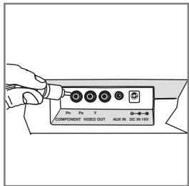 PIONEER XW-NAW1-K - Conexión a una pantalla de vídeo - 1
