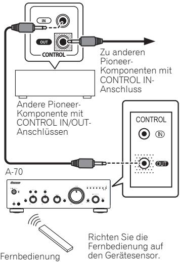 PIONEER A-50 - Zentrale Steuerung mit anderen Pioneer-Komponenten verwenden - 1