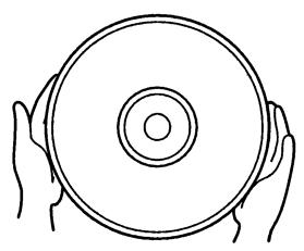 PIONEER CLD-S310 - Comment tenir les disques - 1