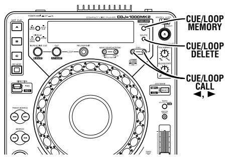 PIONEER CDJ-1000MK2 - GEBRUK VAN HET CUE-PUNTEN/ LUS-PUNTEN GEHEUGEN - 1