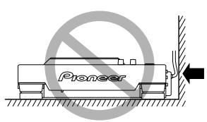 PIONEER CDJ-1000MK2 - Conseils concernant l'installation - 1