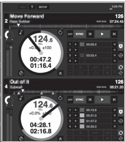 PIONEER DDJ-SX - Pantalla del ordinador cuando searga una pista en el software Serato DJ - 3