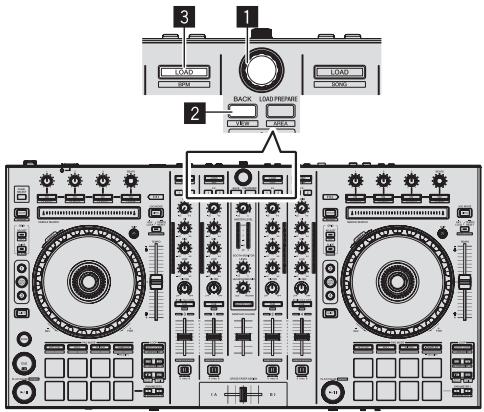 PIONEER DDJ-SX - Chargement et lecture de morceaux - 1