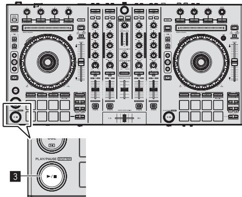 PIONEER DDJ-SX - Prima o botão [▶/II] para reproducir a faixa. - 1