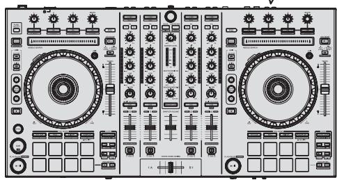 PIONEER DDJ-SX - Connect powered speakers, a power amplifier, components, etc., to the [MASTER OUT 1] or [MASTER OUT 2] terminals. - 2