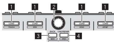 PIONEER DDJ-SX - Sección del navegador - 1