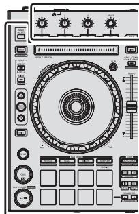 PIONEER DDJ-SX - Nombres de las partes - 1