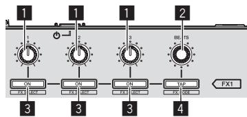 PIONEER DDJ-SX - Sezione effetti - 1