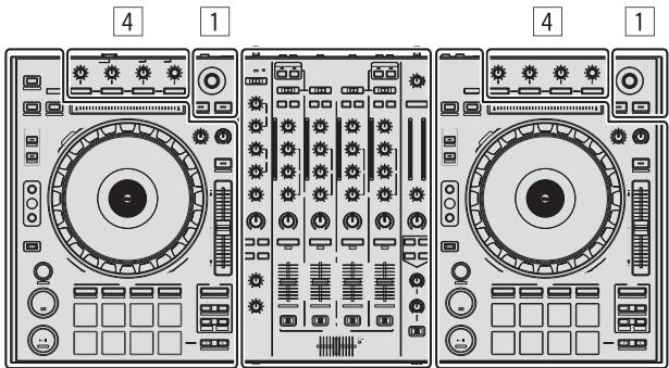 PIONEER DDJ-SZ - Nome das peças - 1