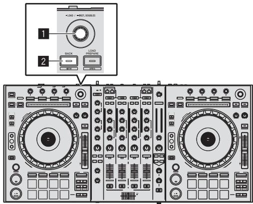 PIONEER DDJ-SZ - Laden und Abspielen von Tracks - 1