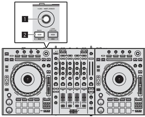 PIONEER DDJ-SZ - Per caricare e riproduire brani - 1