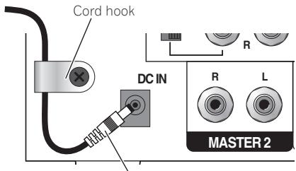 PIONEER DJM-250-W - Cord hook - 1