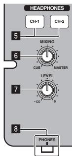 PIONEER DJM-250-W - UnpaBleHne 3ByuHaHnem Upe3 HayuHnKn (pa3dJI HayuHnKOB) - 1
