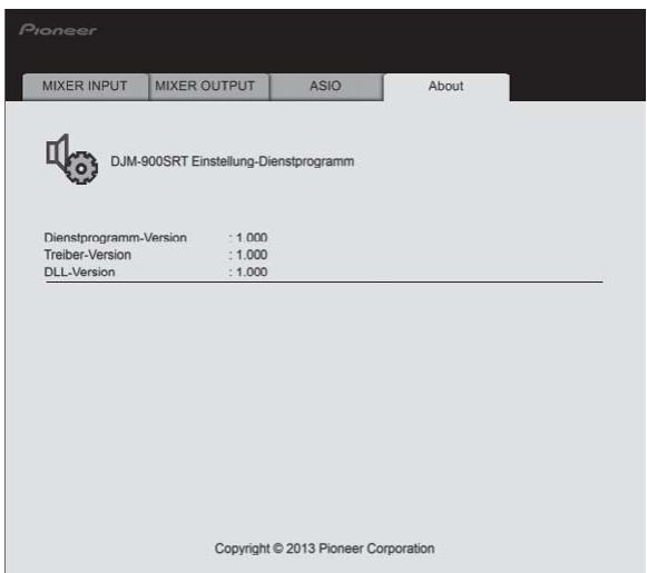 PIONEER DJM-900SRT - Prüfen der Version der Treibersoftware - 1