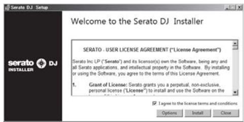 PIONEER DJM-900SRT - Lea con cuidado los términos del acuerdo de licencia y, si está de acuerdo, seleccione [I agree to the license terms and conditions] y luego haga clic en [Install]. - 1