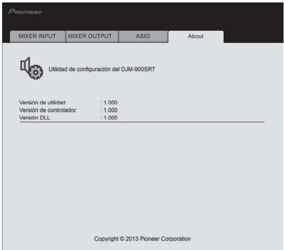 PIONEER DJM-900SRT - Verificación de la versión del software controlador - 1