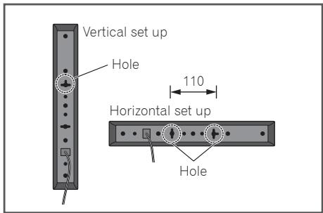 PIONEER MCS-FS131 - Attaching the speakers - 1