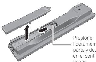 PIONEER MCS-FS131 - Abra la cubierta trasera. - 1