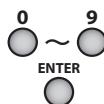 PIONEER PD-50-K - - Geben Sie die Nummer des gewünschten Tracks mit den Zifferntasten ein, drücken Sie dann die Enter-Taste zur Bestätigung. - 1