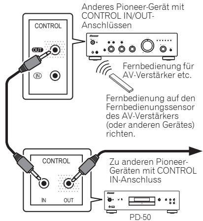 PIONEER PD-50-S - Zentrale Steuerung mit anderen Pioneer-Komponenten verwenden - 1
